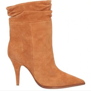 Alexandre Birman Camel Suede Footwear Booties NWOT size 37